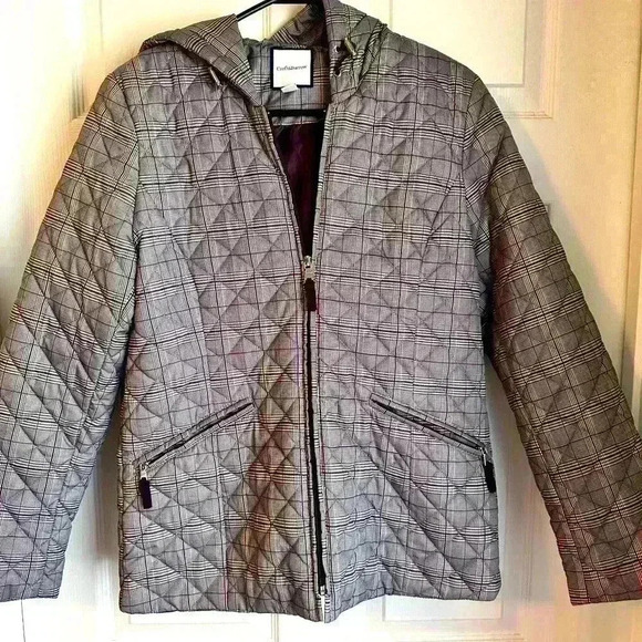 Croft and Barrow winter coat with hood - Picture 1 of 4